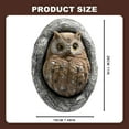 thumbnail image 3 of Ornament Owl Yard ListedFigurine Resin Tree Statue Decoration Garden Poly Decoration &, 3 of 9