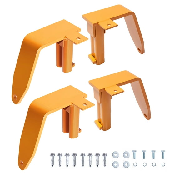 Set Of 4 Universal Heavy Duty Steel Truck Camper Tie Downs For Full-size Pickups