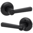 thumbnail image 3 of Kwikset 740TDL-15S Trafford Single Cylinder Keyed Entry Door Lever Set - Nickel, 3 of 7