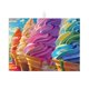 thumbnail image 1 of Fotbe Rainbow Melting Ice Cream Alfombrilla de Secado para Cocina con Estampado, 18x24 Pulgadas, 1 of 7
