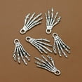 thumbnail image 2 of NUOLUX 10Ud Dijes De Aleación Con De Esqueleto Para Manualidades Y Bisutería Plata, 2 of 5