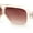 Beige - Brown, variant on Double Bridge Flat Top Mafia Racer Rectangular Plastic Sunglasses Beige - Brown