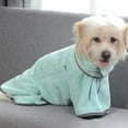 thumbnail image 3 of Pet Pajama With Hood Thickened Luxury Soft Cotton Hooded Bathrobe Quick Drying Super Absorbent Dog Bath Towel Soft Pet Nightwear, 3 of 7