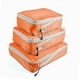 thumbnail image 5 of 3 cubos de compresión para embalaje, organizadores de viaje, impermeables. Naranja, 5 of 9