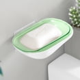 thumbnail image 3 of Jabonera para baño y ducha, caja de jabón con drenaje de doble capa, 3 of 5