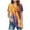 Multicolour, variant on Tnhcen Women's Summer Printed V-Neck T-Shirt - Loose Fit Casual Tops | Wrinkle-Free Basic Shirts S-2XL | Plus Size Friendly Folded Front Tops