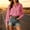 Pink, variant on Women's Western Collared Button Down Long Sleeve Shirt Loose Fit Solid Casual Blouse Shirts for Women Pink S