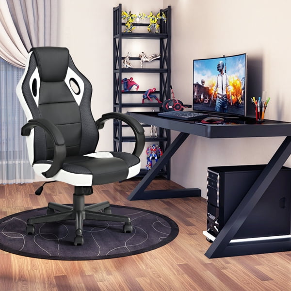 Silla de Oficina FurnitureR Tunney White Lmkz Ergonómica