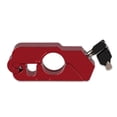 thumbnail image 1 of Cerradura de freno de motocicleta roja, cerradura de manillar de motocicleta de aleación de aluminio Cerradura de seguridad antirrobo, 1 of 5