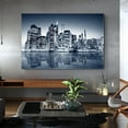 thumbnail image 4 of New York City Wall Art NYC Manhattan Skyline Picture Empire State Scene Wrapped Canvas Art For Bedroom Livingroom Decoration Print Ready to Hang, 4 of 6