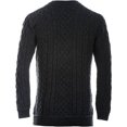 thumbnail image 4 of Aran Woollen Mills Men's Cable Knitted 100% Premium SuperSoft Merino Wool Sweater Fisherman Pullover Honeycomb Stitch Made in Ireland, 4 of 5