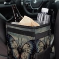 thumbnail image 6 of Butterfly Foldable Car Trash Bin with Lid, Leak-Proof Hanging Storage Bag - Car Garbage Can, Car Trash Bin, 6 of 6