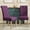 Purple + Polyester, variant on Holaki High Back Tufted Parsons Dining Chair with Solid Rubber Wood Legs,Set of 2