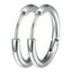 thumbnail image 3 of 2pcs/Pair Stylish Minimalist Round Earrings - Perfect Gift for Men, Family, Friends, and Partners!, 3 of 5