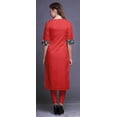 thumbnail image 4 of Bimba PrintedÂ&nbsp;KurtiÂ&nbsp;Summer Wear Kurta Straight Tunic Dresses For Women, 4 of 6