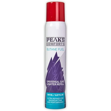 Peaks Comforts 150 ml Butane Refill Lighter Fluid