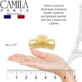 thumbnail image 2 of Camila Paris CP3240 French Hair Clip for Women, Blue, Girls Hair Claw Clips Jaw Fashion Durable and Styling Hair Accessories for Women, Strong Hold No Slip Grip, Made in France, 2 of 24
