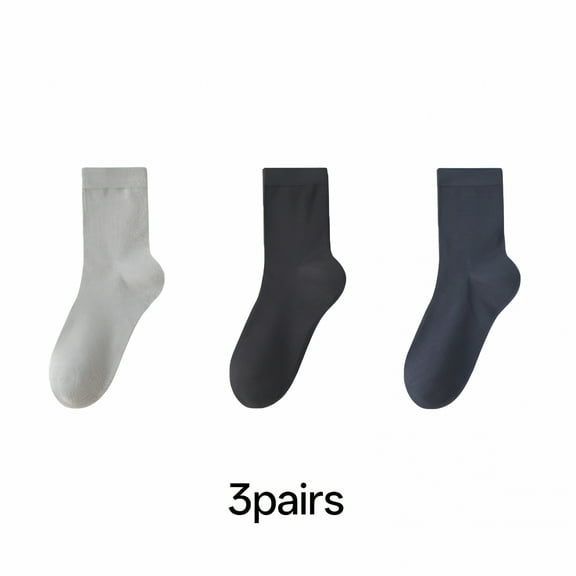 TELOLY Socks for Men Size 13-15 8 Pairs Fiber Thin Elastic Short Silk Stockings Men Socks Low Cut Ankle