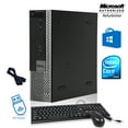 thumbnail image 2 of Refurbished DELL Optiplex 7010/9010 Ultra Small Form Factor PC, Intel i5-3rd Gen 3.60GHz, 16GB RAM, 500GB HDD, Keyboard an Mouse, Windows 10 Pro, 2 of 4