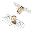 thumbnail image 2 of MYG 2pcs Wooden Door Sliding Guide Locator Stopper Cabinet Drawer Slides Hardware, 2 of 9