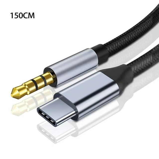 Durable Typec To 3.5mm Audio Cable Aux Car Audio Headphone Speaker Connector Connecting Wire1.6ft 3.28ft 4.92ft