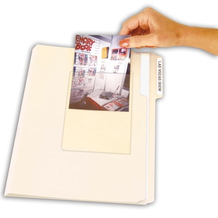 C-line Peel & Stick Photo Holders Clear 4 x 6 10/PK (Set of 5 PK)