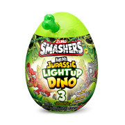 Smashers Mini Jurassic Light up Dino Egg Novelty & Gag Toy by ZURU for Ages 3-99