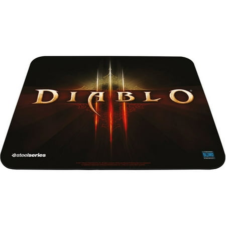 - SteelSeries QcK Limited Edition Diablo III Logo Edition Gaming Mouse Pad