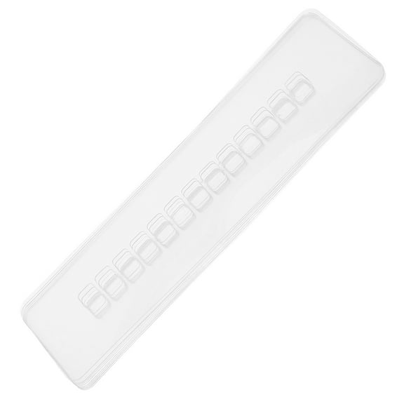 ELAYARD 10pcs Hair Extension Film Heat Shield Guards PVC Multi Hole Design For Hair Extensions Tools