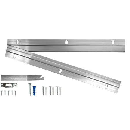 

Framer Supply 12 Cleat Bar Set with T-Lock Screw Security System Hardware for Heavy Wood Frames and Mirrors - 1 Set