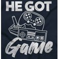 thumbnail image 2 of He Got Game Plus Size Crewneck Graphic Tee Shirt Brisco Brands 3X, 2 of 4