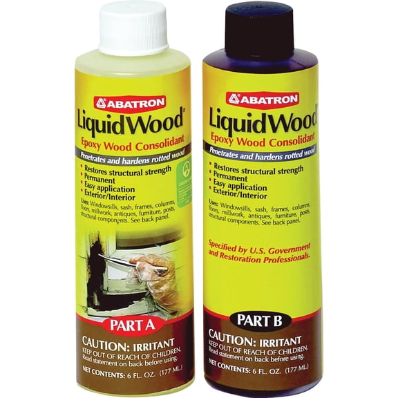 Abatron LWAB6OR LiquidWood Epoxy, Wood Hardener, 12-oz. - Quantity 22