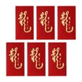 thumbnail image 4 of Tachiuwa 6Pcs Chinese Lunar New Year Red Envelopes Dragon Year Red Envelopes Gifts Wishes Hong Bao Red Packets for Graduation Festival B, 4 of 10