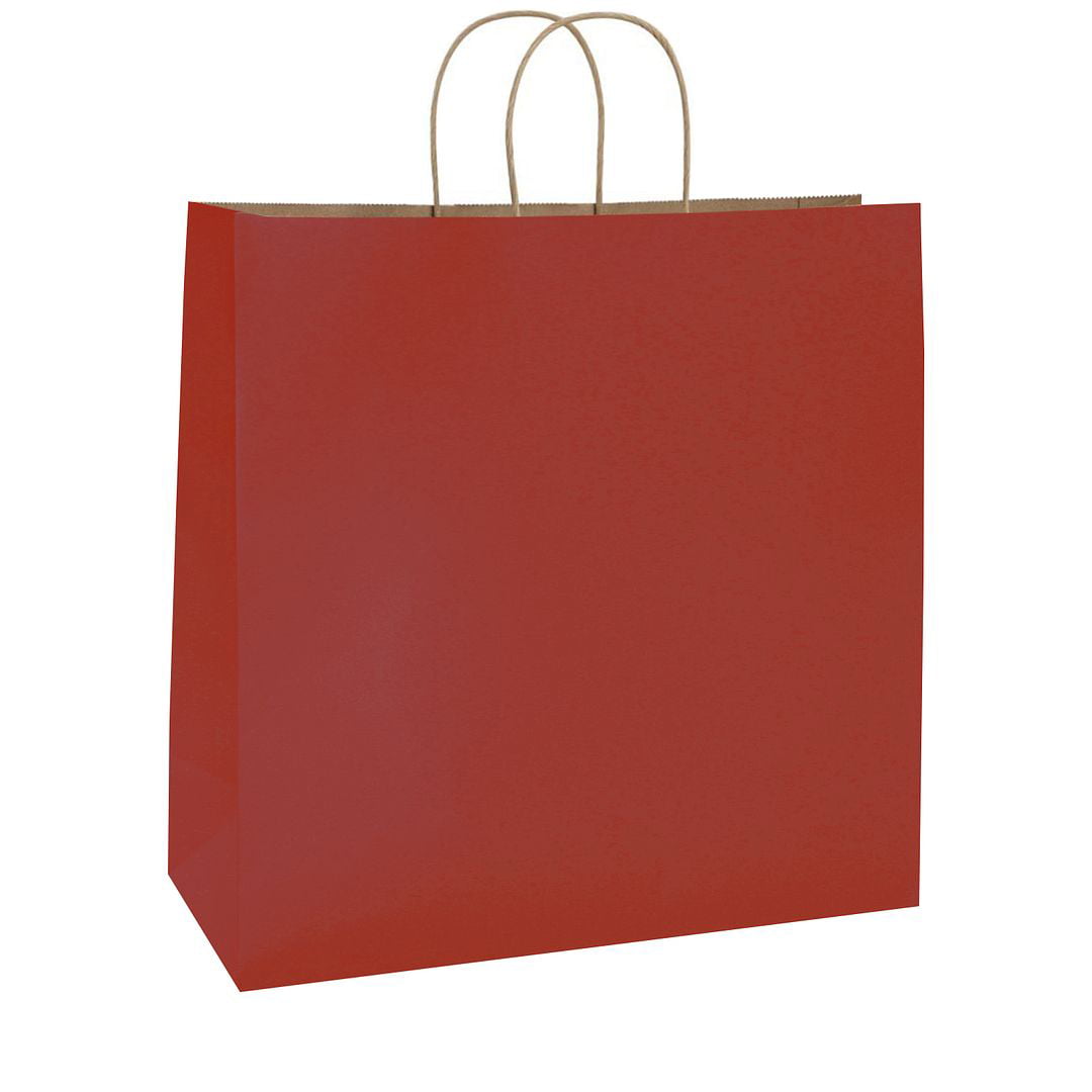 Gift Bags 17.3x5.7x15.7 inch Paper Bags Small Kraft Red Gift Bags Bulk ...