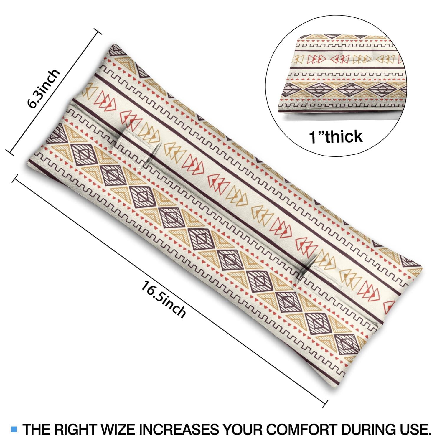 Post-Hysterectomy Seat Belt Pillow Abdominal Protection Cushion (Ethnic)