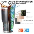 thumbnail image 7 of 30oz Math Equations Academic Subjects Black Pattern Tumblers Stainless Steel Tumbler with Lid and Straw,Vacuum Insulated Double Wall Travel Tumbler Cups Mug with Cleaning Brush for Coffee,Tea, 7 of 7
