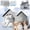 Gray, variant on Dog House with Ac, Air Conditioned Dog House, Foldable Insulated Pet Cooling House with 10 Ice Packs, Summer Shelter for Feral Cats with Support Frame, for Small Medium Large Dogs/Cats (Green, M)