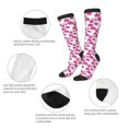 thumbnail image 5 of Fotbe Orchids Flowers print Women's Men's Novelty Crew Socks Cotton Socks Knee High Socks for Walking,Running,Nurses,Pregnancy, 5 of 8