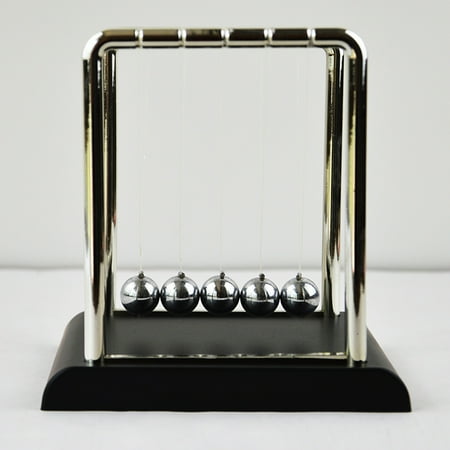 

Classic Metal Newton Pendulum Experiment Wear-Resistant Newton Cradle for High School Physics