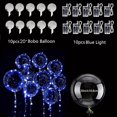 thumbnail image 1 of LED Balloons 10pcs Light Up Balloons 20 Inches Clear Helium Bobo Balloons, Glow Bubble Balloons With String Lights For Halloween And Christmas, 1 of 5