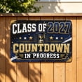 thumbnail image 4 of Class Of 2027 Countdown In Progress Metal Sign Funny Home Decor for Library, 4 of 5
