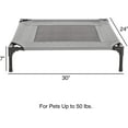 thumbnail image 2 of Petmaker Elevated Pet Bed-Portable Raised Cot-Style Bed W/ Non-Slip Feet, 30?x 24?x 7? for Dogs, Cats, and Small Pets-Indoor/, 2 of 8