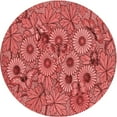 thumbnail image 1 of Ahgly Company Indoor Square Patterned Bean Red Area Rugs, 3' Square, 1 of 6