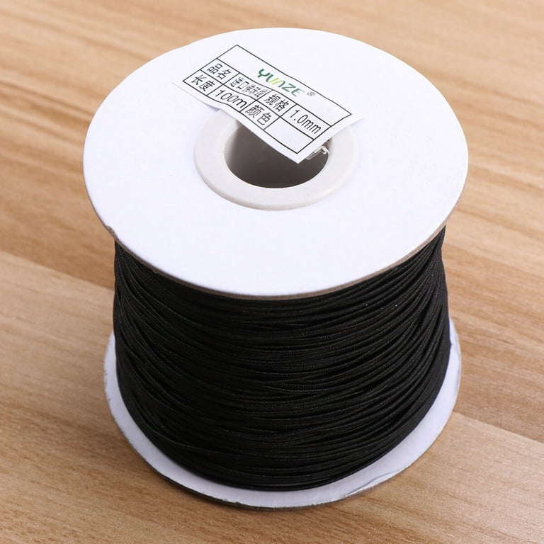 DIY Crafts Black Elastic Cord Beading Threads Stretch String Fabric  Crafting Cords(1mm/100m) - Black Elastic Cord Beading Threads Stretch  String Fabric Crafting Cords(1mm/100m) . shop for DIY Crafts products in  India.