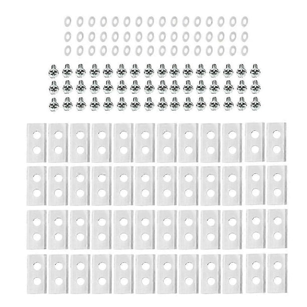48pcs Replacement Blades For Luba Yuka All Series Replacement Robotic Lawnmower Blades Gold