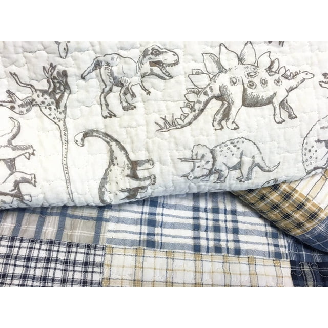 Juego de edredón Cozy Line Home Fashions Benjamin Dinosaur