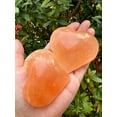 thumbnail image 2 of Orange Selenite Gemstone Hearts, Polished Orange Selenite Puffy Hearts, Orange Selenite Palm Stone, Orange Selenite Heart (10 Hearts）, 2 of 9