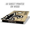 thumbnail image 4 of YouTheFan NFL New Orleans Saints 2' x 3' Cornhole Game, 4 of 6
