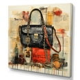 Designart "Vintage Handbag with Chic Couture" Fashion Wall Art Glam