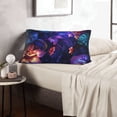 thumbnail image 6 of Rateoe Magic Colorful Forest Leaves Pattern Pillow Covers with Invisible Zipper(Pillows are not Included) Standard Pillowcases-16"x24", 6 of 6